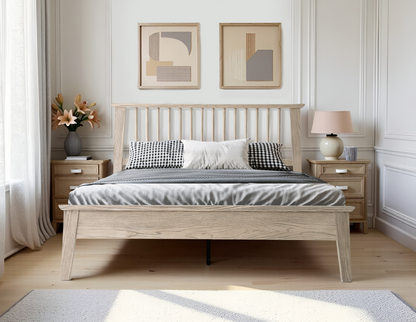 Yuma Bed - Driftwood Gray Oak