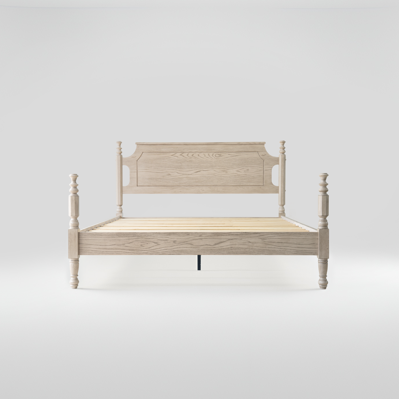 Roswell Bed - Driftwood Gray Oak
