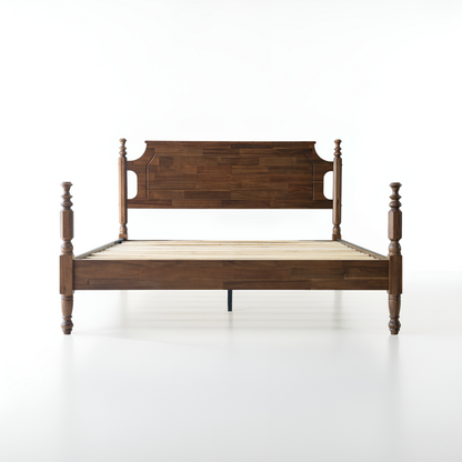 Roswell Bed - Warm Walnut