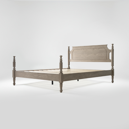 Roswell Bed - Driftwood Gray Oak