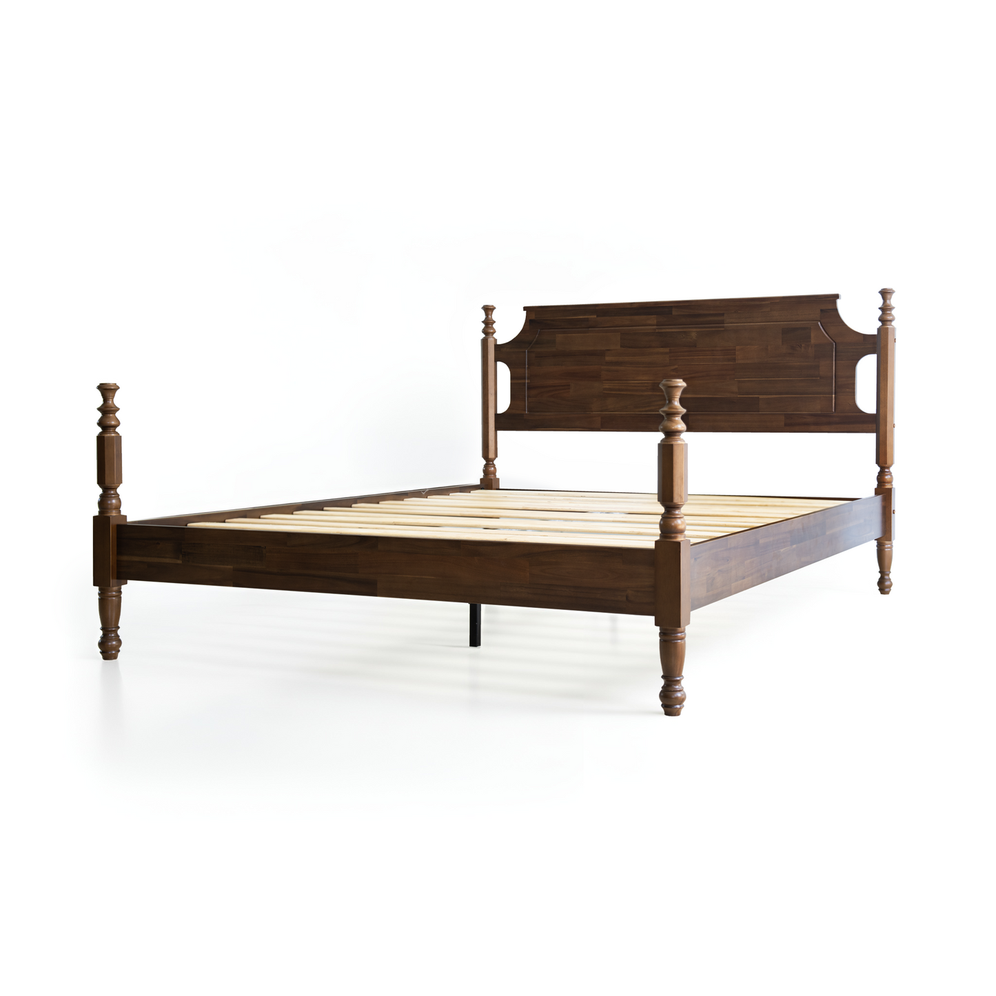 Roswell Bed - Warm Walnut