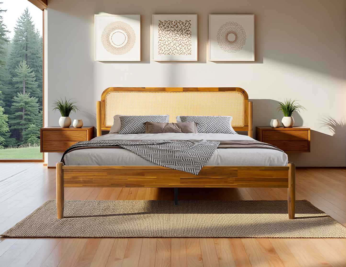 Jamision Bed - Honey