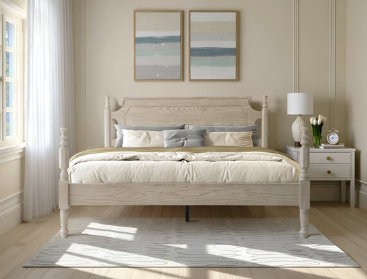Roswell Bed - Driftwood Gray Oak