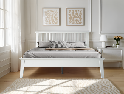 Yuma Bed - Pure White